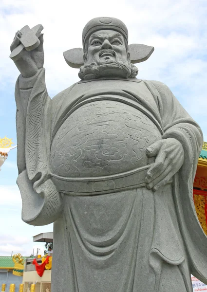 Chinese stone statue in phuket — Stock Photo, Image