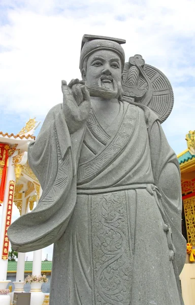 Čínská kamenná socha v Phuketu — Stock fotografie