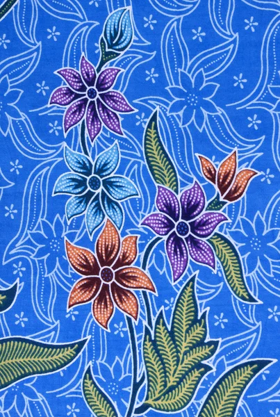 一般的な伝統的なタイスタイルのタイ布のテクスチャ パターン — ストック写真
