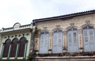 sino-Portekiz, eski Tayland phuket bina