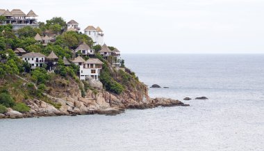 Pasifik Sahil Tayland koh tao Tayland güneyinde, villalar