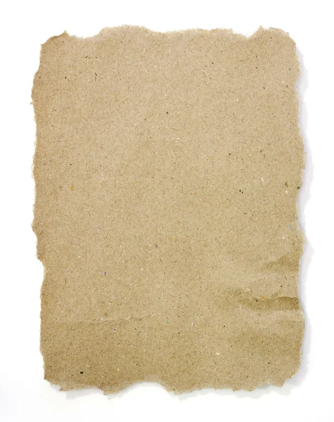 自然な茶色のリサイクル紙テクスチャ背景 — ストック写真