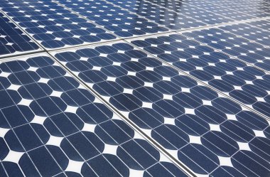 arka plan mavi güneş panelleri