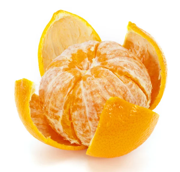 Orange frukt på vit bakgrund — Stockfoto