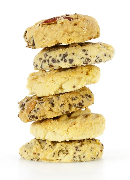 A stack of mixed fruit cookies — Stock Photo, Image