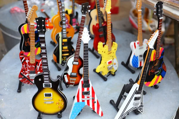 Collectie van elektrische gitaren — Stockfoto