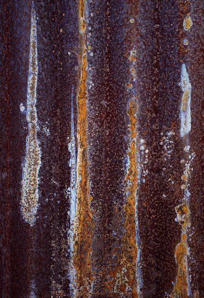 Old zinc sheet with beautiful rust — Stock Photo, Image