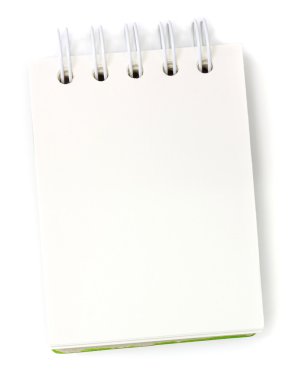 boş bir yüz beyaz kağıt defter