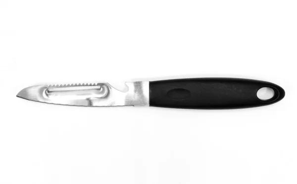 Coltello da cucina su sfondo bianco — Foto Stock