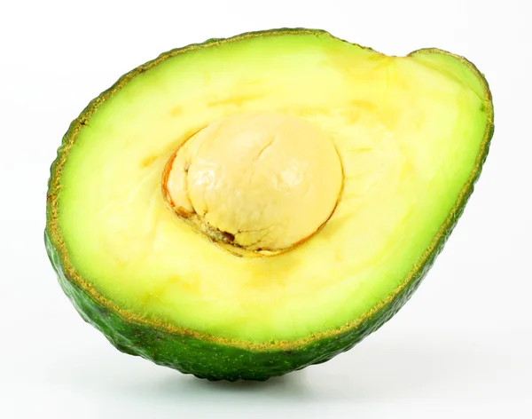 Avocado auf weißem Hintergrund — Stockfoto