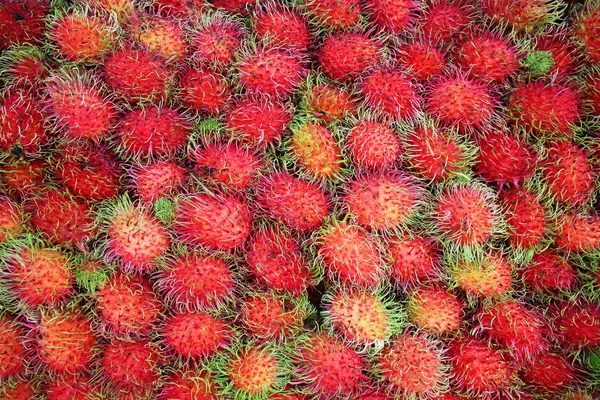 Рамбутан смачні тайські фрукти — стокове фото