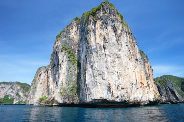 Güzellik kalker kaya okyanus phi phi Tayland
