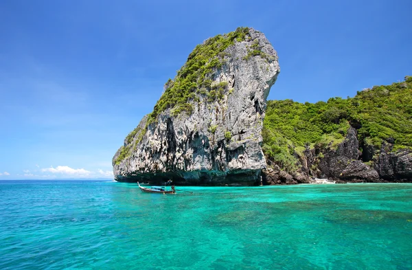 Tropisches Meer phi phi Insel. Thailand — Stockfoto