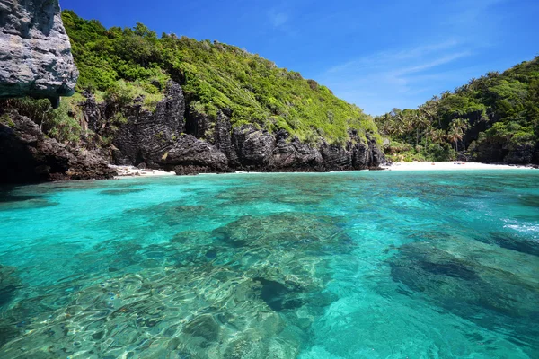 Mer tropicale Phi Phi île. Thaïlande — Photo