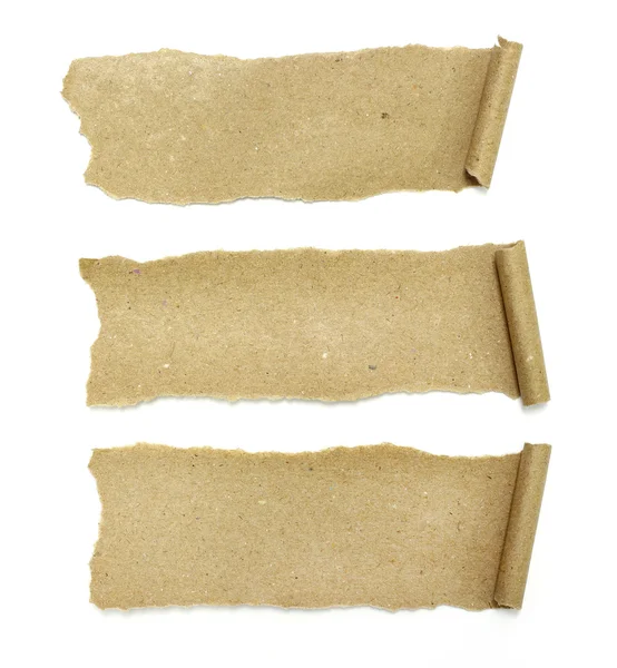 Old paper torn into three pieces — Stock Photo © lertsnim 9111743