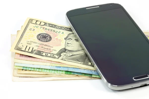 Smartphone money business concept — Stock Photo, Image