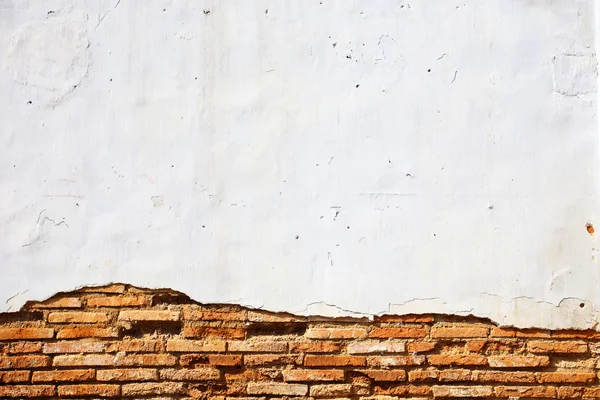 Cracked concrete vintage brick wall background — Stock Photo, Image