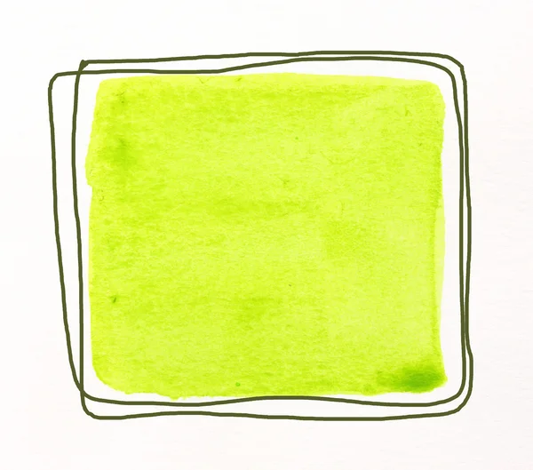 Watercolor square — Stock Photo, Image