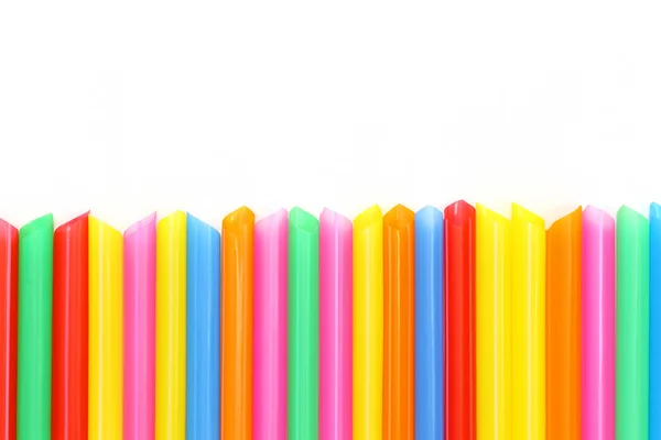 Питна солома барвистий абстрактний фон — стокове фото