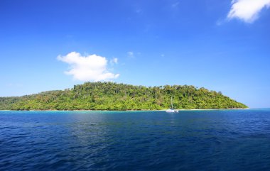 tropikal plaj, andaman Denizi koh rok Tayland 