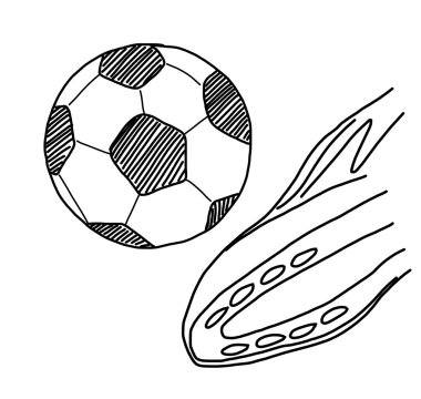 beraberlik beyaz futbol topu tekmeleme el