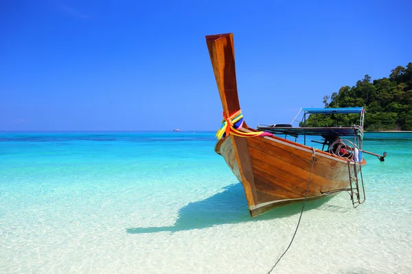 Praia tropical, Andaman Sea koh Rok Tailândia — Fotografia de Stock