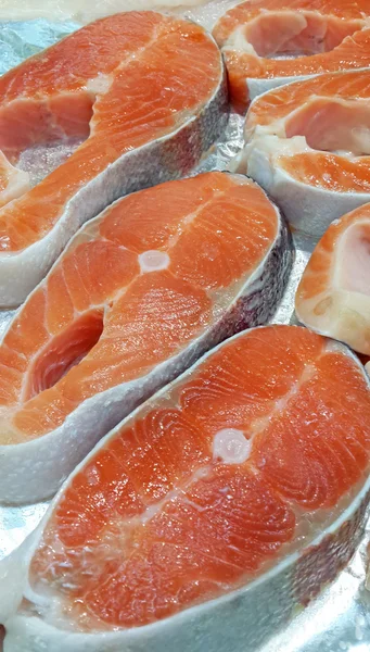 Salmone fresco — Foto Stock