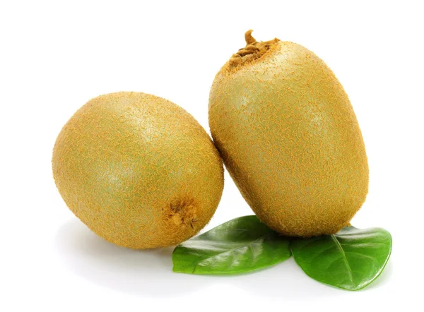 Sappige kiwi vruchten op witte achtergrond — Stockfoto