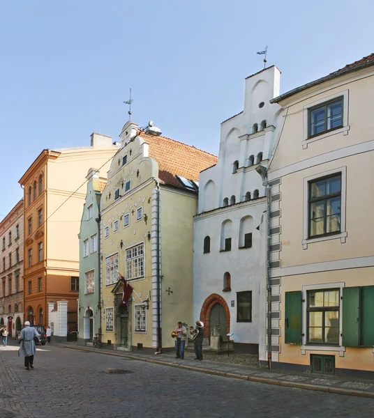 Calle Vieja en Riga —  Fotos de Stock