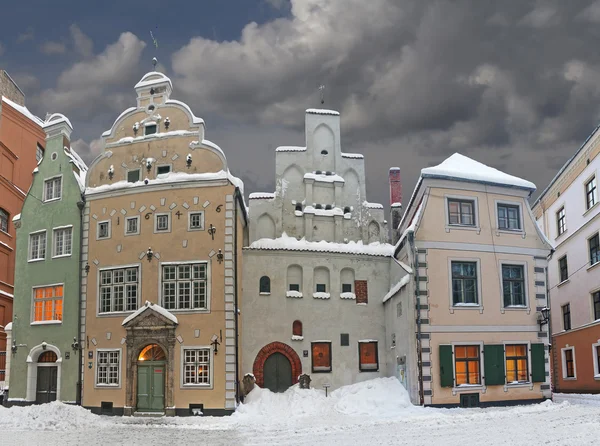 Three Brothers (Riga, Latvia) — Stock Photo, Image