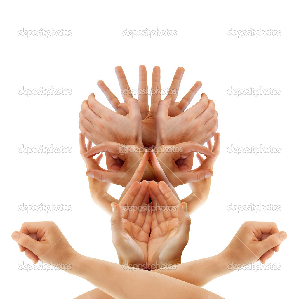 Hand skull
