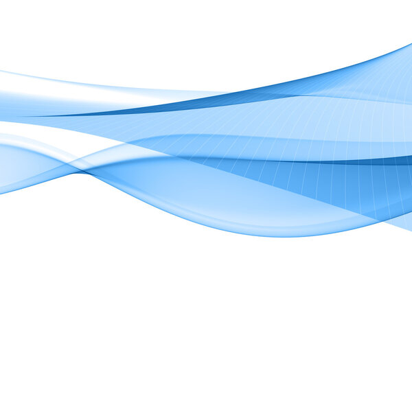 Abstract water wave concept