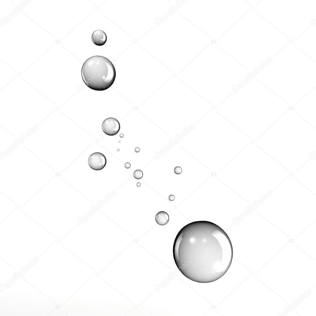 Waterdrops or bubbles