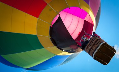 Albuquerque sıcak hava balonu gündoğumu başlatma