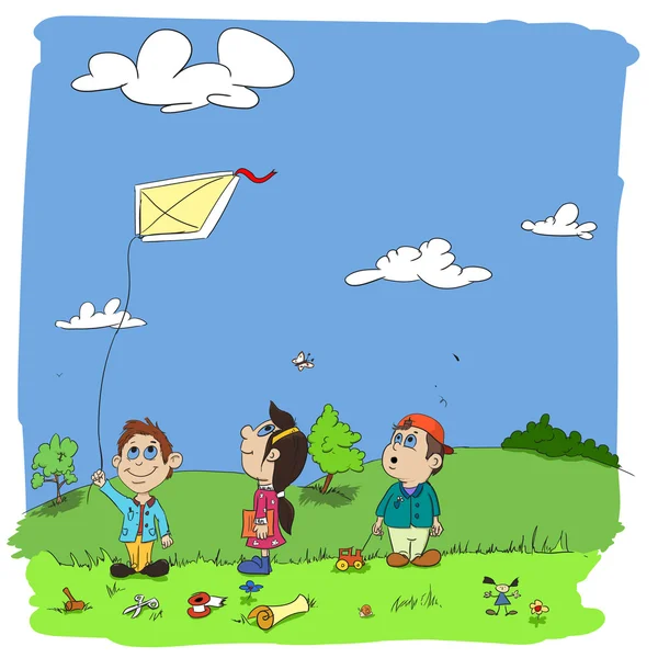 karikatür çocuklar