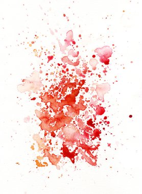 sangre acuarela