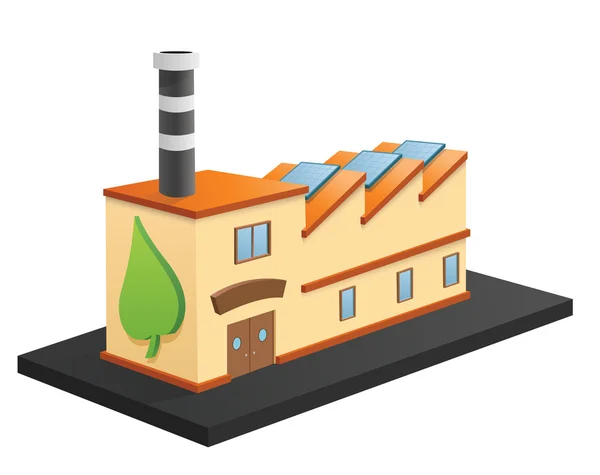 Eco usine — Image vectorielle