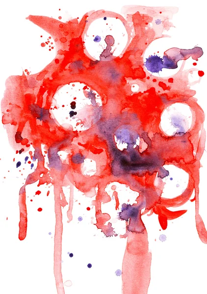 Watercolor abstract circles — Stock Photo, Image