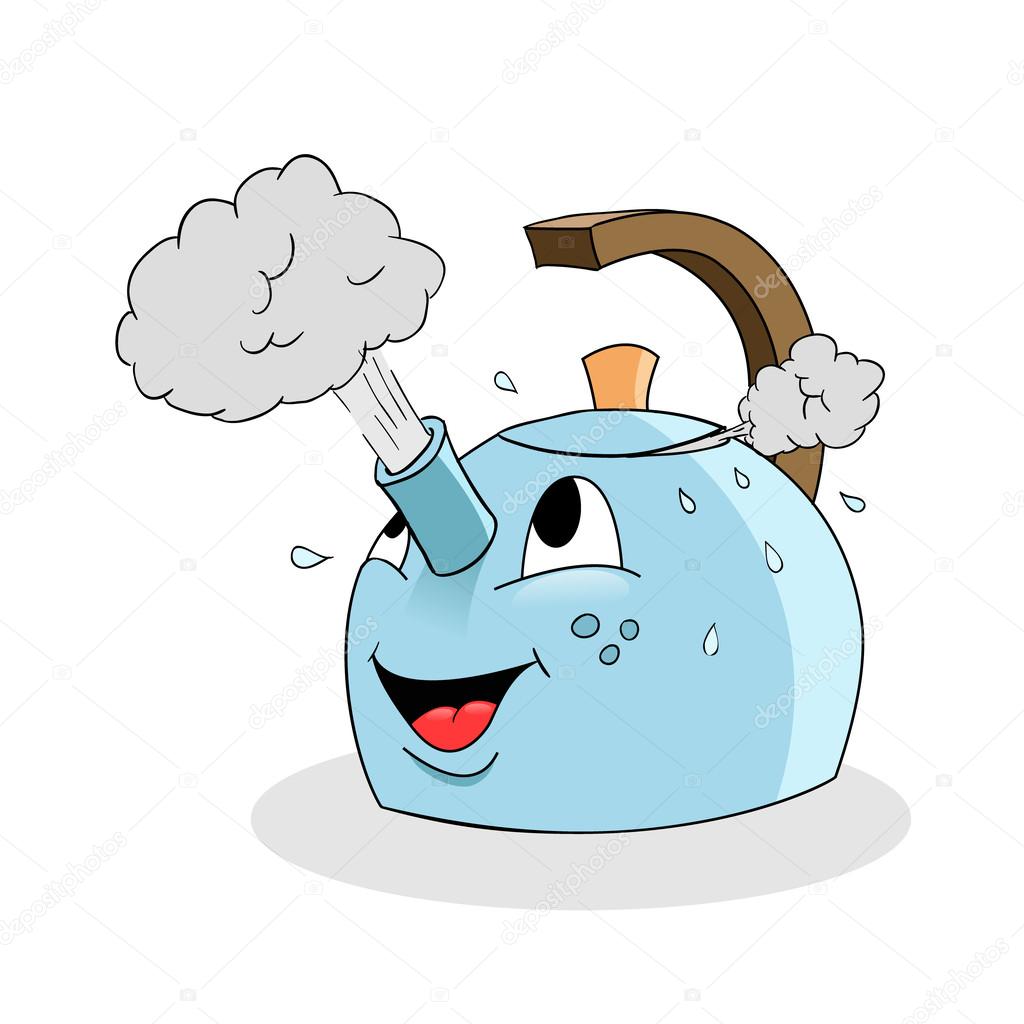 Cartoon kettle Stock Vector Image by ©Nicolaivanovici #46356437