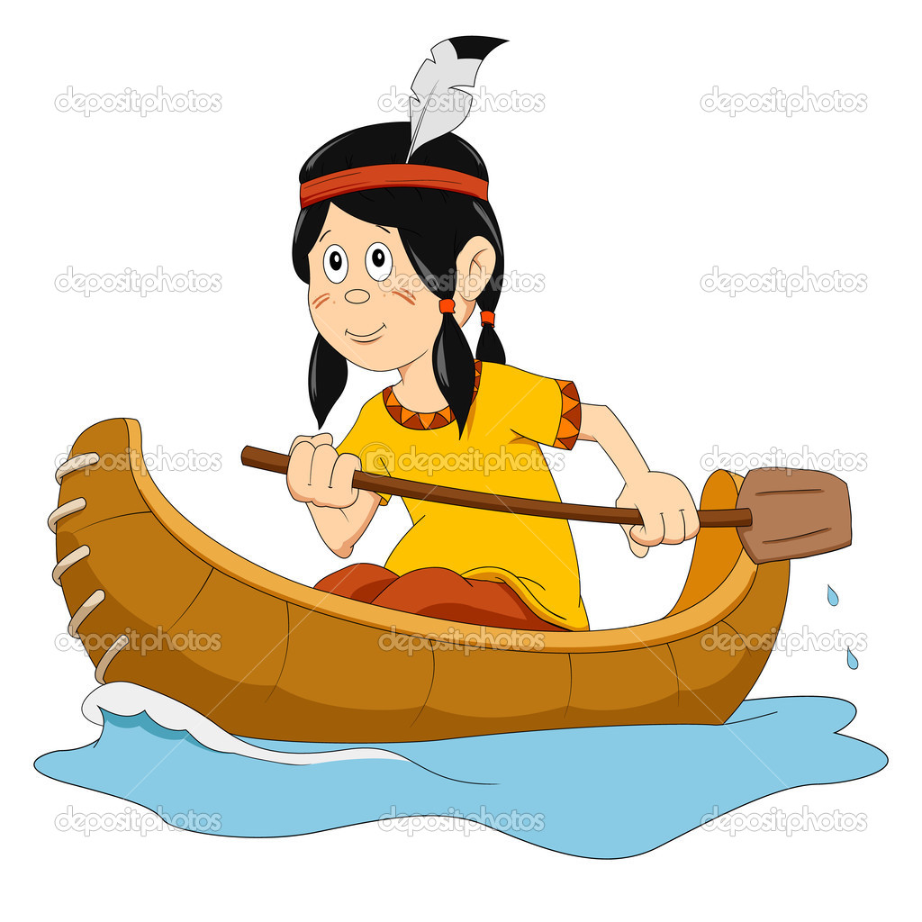 Indian in the boat