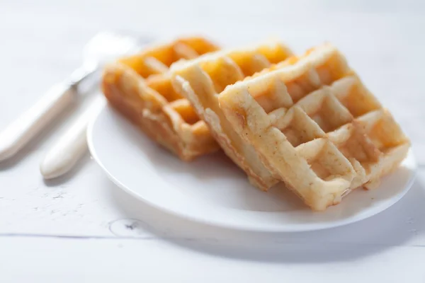 Waffles doces — Fotografia de Stock