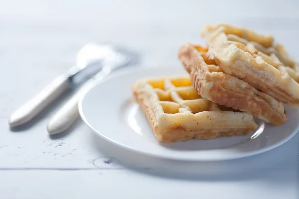 Waffles doces — Fotografia de Stock