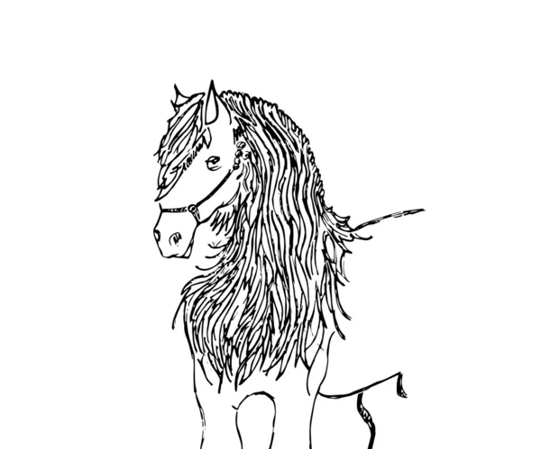Arabische paard — Stockvector