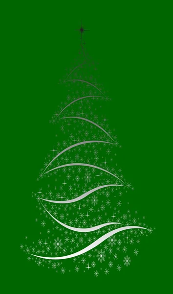 Árbol de Navidad — Vector de stock