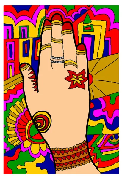 Namaste sembolü meditasyon