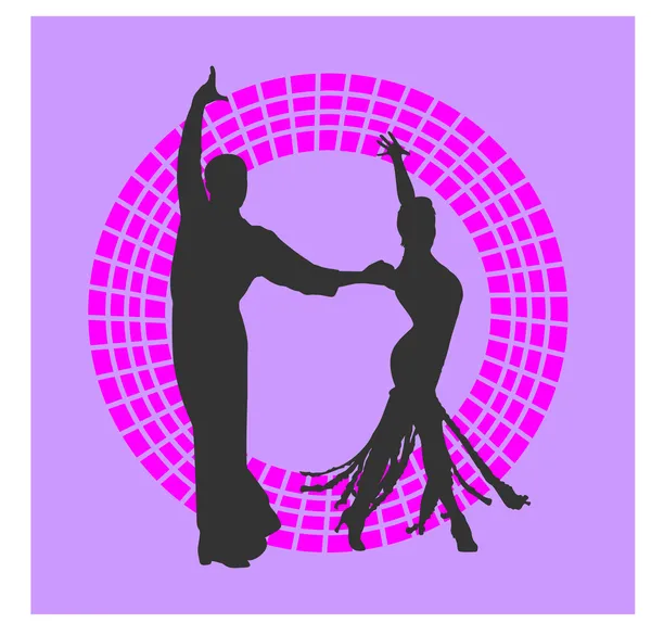 Ballroom dansen — Stockvector