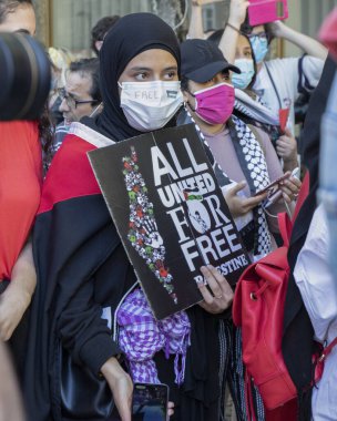 Porto, Portekiz 05172021 Filistin Protestoları