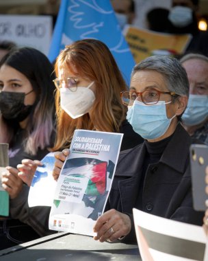 Porto, Portekiz 05172021 Filistin Protestoları