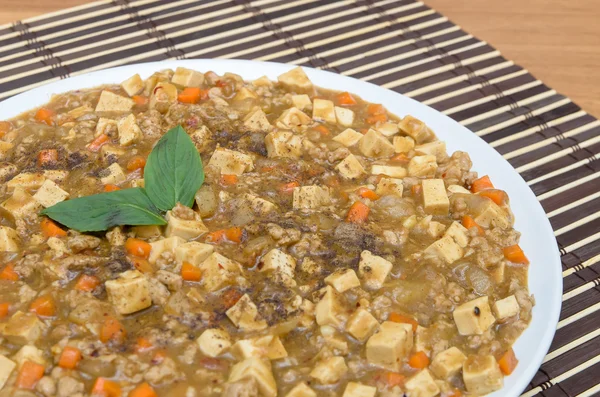 Ma bo tofu (spicy full flavour tofu) — Stock Photo, Image