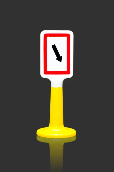 Keep right traffic sign — Stock Photo, Image
